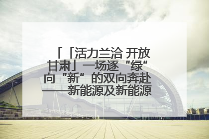 「活力兰洽 开放甘肃」一场逐“绿”向“新”的双向奔赴——新能源及新能源装备制造产业投资发展对接活动扫描