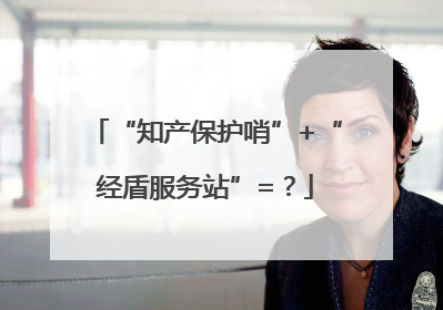 “知产保护哨”+“经盾服务站”=？