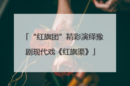 “红旗团”精彩演绎豫剧现代戏《红旗渠》