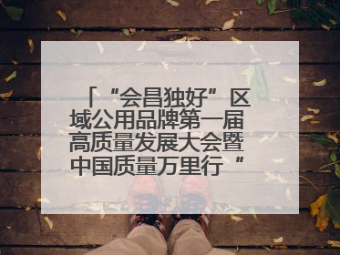 “会昌独好”区域公用品牌第一届高质量发展大会暨中国质量万里行“质量强企•质品行动”进会昌启动仪式成功举办