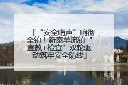 “安全哨声”响彻全镇！新泰羊流镇“宣教+检查”双轮驱动筑牢安全防线