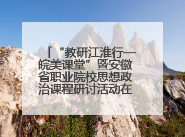 “教研江淮行—皖美课堂”暨安徽省职业院校思想政治课程研讨活动在芜湖高级职业技术学校举行