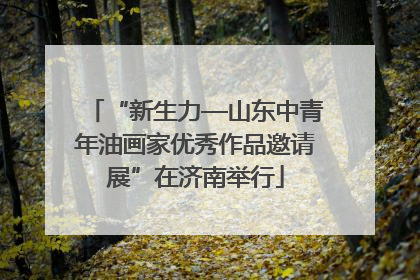 “新生力—山东中青年油画家优秀作品邀请展”在济南举行