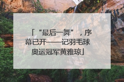 “最后一舞”，序幕已开——记羽毛球奥运冠军黄雅琼