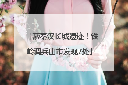 燕秦汉长城遗迹！铁岭调兵山市发现7处