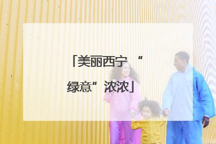 美丽西宁 “绿意”浓浓