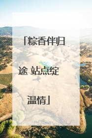粽香伴归途 站点绽温情