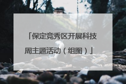 保定竞秀区开展科技周主题活动（组图）