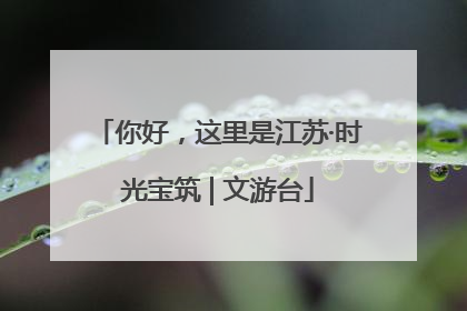 你好，这里是江苏·时光宝筑 | 文游台