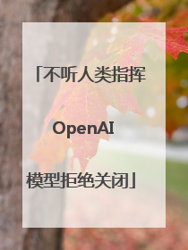 不听人类指挥 OpenAI模型拒绝关闭