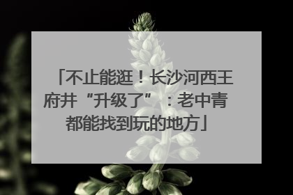 不止能逛！长沙河西王府井“升级了”：老中青都能找到玩的地方