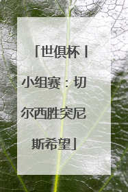 世俱杯丨小组赛：切尔西胜突尼斯希望
