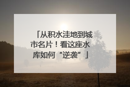 从积水洼地到城市名片！看这座水库如何“逆袭”
