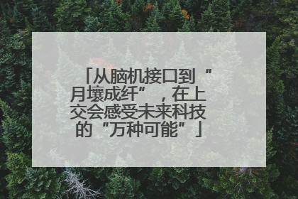 从脑机接口到“月壤成纤”，在上交会感受未来科技的“万种可能”