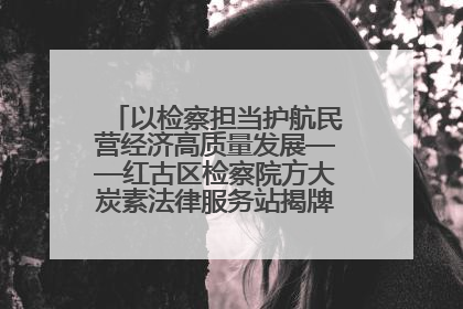 以检察担当护航民营经济高质量发展——红古区检察院方大炭素法律服务站揭牌彰显法治护航深度