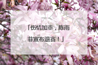 伤情加重，陈雨菲宣布退赛！