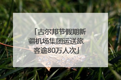 古尔邦节假期新疆机场集团运送旅客逾80万人次