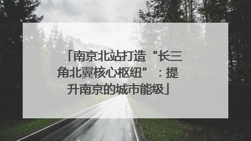 南京北站打造“长三角北翼核心枢纽”：提升南京的城市能级