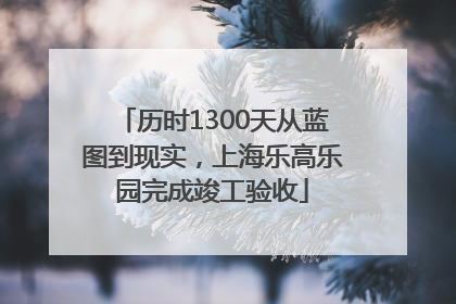 历时1300天从蓝图到现实，上海乐高乐园完成竣工验收