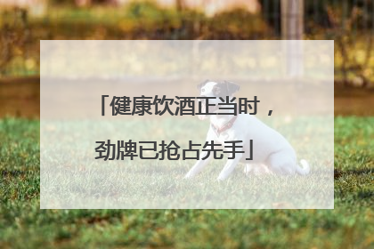 健康饮酒正当时，劲牌已抢占先手