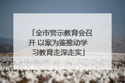 全市警示教育会召开 以案为鉴推动学习教育走深走实