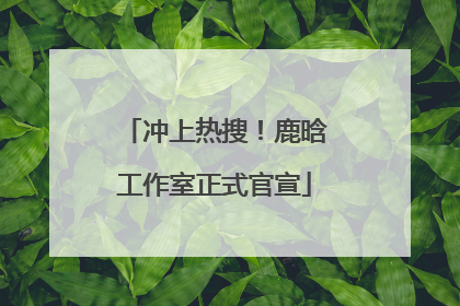 冲上热搜！鹿晗工作室正式官宣