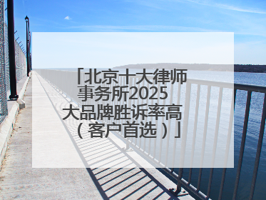 北京十大律师事务所2025大品牌胜诉率高（客户首选）