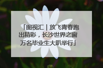 图视汇｜放飞青春跑出精彩，长沙世界之窗万名毕业生大趴举行