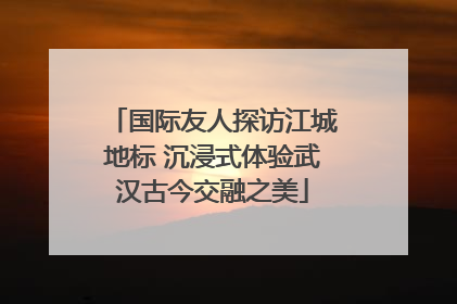 国际友人探访江城地标 沉浸式体验武汉古今交融之美