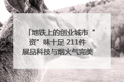 地铁上的创业城市“资”味十足 211件展品科技与烟火气完美融合｜西博视界