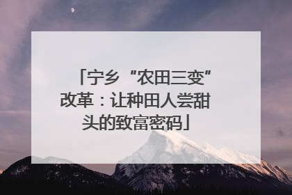 宁乡“农田三变”改革：让种田人尝甜头的致富密码