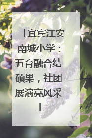 宜宾江安南城小学：五育融合结硕果，社团展演亮风采