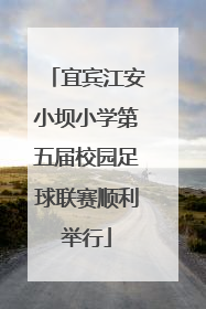 宜宾江安小坝小学第五届校园足球联赛顺利举行