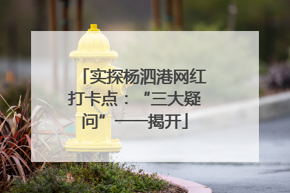 实探杨泗港网红打卡点：“三大疑问”一一揭开
