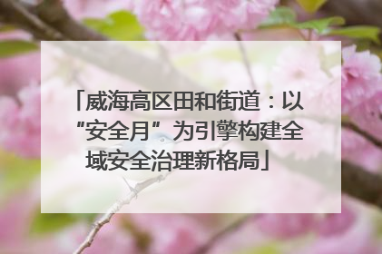 威海高区田和街道：以“安全月”为引擎构建全域安全治理新格局