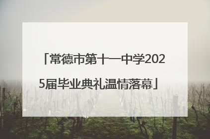 常德市第十一中学2025届毕业典礼温情落幕