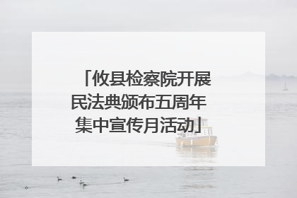 攸县检察院开展民法典颁布五周年集中宣传月活动