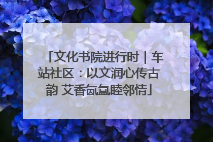 文化书院进行时｜车站社区：以文润心传古韵 艾香氤氲睦邻情