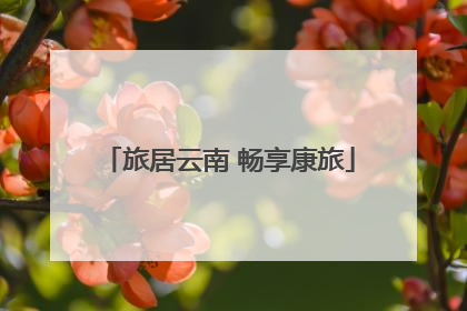 旅居云南 畅享康旅