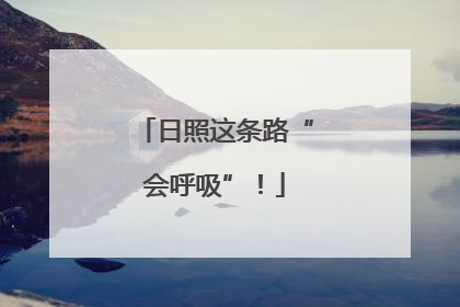 日照这条路“会呼吸”！