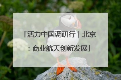 活力中国调研行｜北京：商业航天创新发展