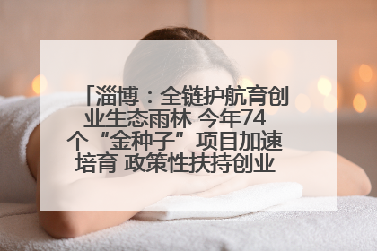 淄博：全链护航育创业生态雨林 今年74个“金种子”项目加速培育 政策性扶持创业9754人