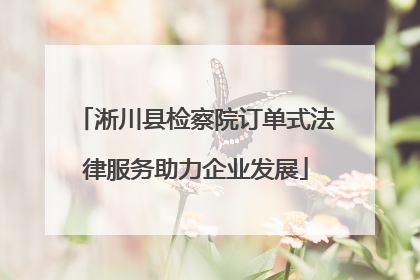 淅川县检察院订单式法律服务助力企业发展