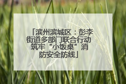 滨州滨城区：彭李街道多部门联合行动 筑牢“小饭桌”消防安全防线