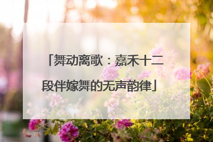 舞动离歌：嘉禾十二段伴嫁舞的无声韵律
