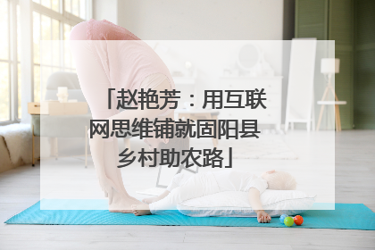 赵艳芳：用互联网思维铺就固阳县乡村助农路