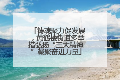 铸魂聚力促发展，黄鹤楼街道多举措弘扬“三大精神”凝聚奋进力量