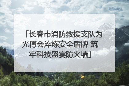 长春市消防救援支队为光博会淬炼安全盾牌 筑牢科技盛宴防火墙