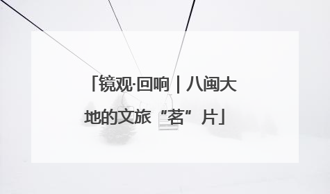 镜观·回响｜八闽大地的文旅“茗”片