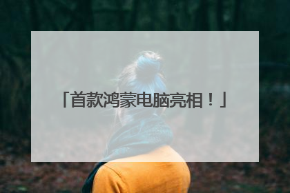 首款鸿蒙电脑亮相！